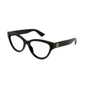 Gucci Svart Ram Gg1581O 001 Glasögon Black, Unisex