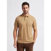 Ralph Lauren Slim-Fit Bomull Polo Skjorta Brown, Dam