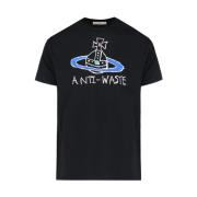 Vivienne Westwood Klassisk T-shirt och Polo i Svart Black, Herr