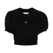Vivienne Westwood Svart Jersey Crew Neck T-shirt Black, Dam