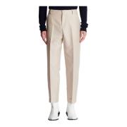 Balmain PB Labyrinth jacquard rakbensbyxor Beige, Herr