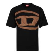 Diesel Bleach T-Shirt Black, Herr