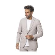 RRD Beige Mönstrad Teknisk Blazer Beige, Herr