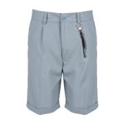 Xagon Man Enkla Shorts Dragkedja Knapp Fickor Kvalitetsmaterial Blue, ...