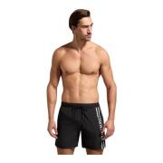 Bikkembergs Sidologo Badshorts - Svart Black, Herr