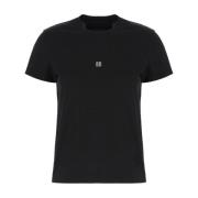 Givenchy Casual Bomull T-shirt Black, Dam