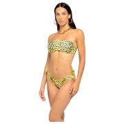 4Giveness Pretty Leo Bikini Topp och Botten Yellow, Dam