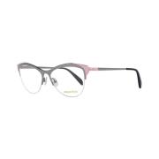 Emilio Pucci Silver Cat Eye Optiska Ramar Gray, Dam