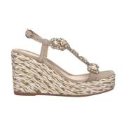 Alma EN Pena Sten Kilklack Sandal Brown, Dam