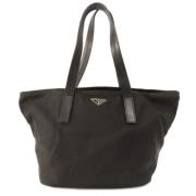 Prada Vintage Pre-owned Tyg prada-vskor Black, Dam