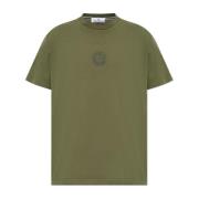 Stone Island T-shirt med logotyp Green, Herr