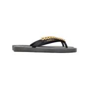 Giuseppe Zanotti Pre-owned Pre-owned Gummi sandaler Black, Dam