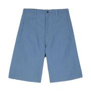 Maison Kitsuné Stiliga Bermuda Shorts Blue, Herr