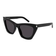 Saint Laurent Kattögon solglasögon - Kate-001 Black, Unisex