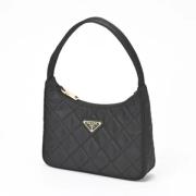 Prada Vintage Pre-owned Tyg prada-vskor Black, Dam