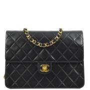 Chanel Vintage Pre-owned Laeder chanel-vskor Black, Dam