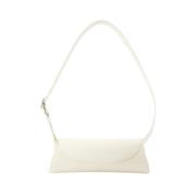 Jil Sander Beige Läder Axelväska White, Dam