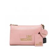 Love Moschino Shoulder Bags Pink, Dam