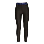 Roberto Cavalli Svarta Leggings för Kvinnor Black, Dam
