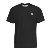 Roberto Cavalli Snygga Svarta T-shirts och Polos för Män Black, Herr