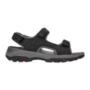 Skechers Bekväm herrsandal med Luxefoam-fotsäng Black, Herr