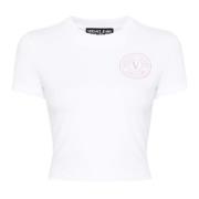 Versace Vita T-shirts och Polos för Kvinnor White, Dam