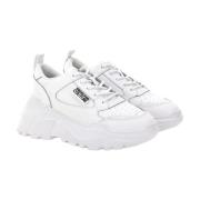 Versace Vita Lädersneakers White, Dam