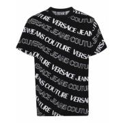 Versace Herr T-shirt och Polo Svart Black, Herr