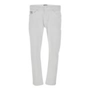 Versace Jeans Couture Vita Jeans för Män Regular Fit White, Herr