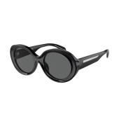 Emporio Armani Stiliga solglasögon i mörkgrå Black, Dam