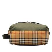 Burberry Vintage Pre-owned Tyg kuvertvskor Multicolor, Dam