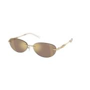 Michael Kors Bruna Spegelglas Solglasögon Manchester Brown, Unisex