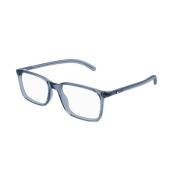 Montblanc Blå Stilfullt Glasögon Blue, Unisex