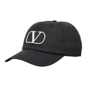 Valentino Garavani Stilig CAP för en trendig look Black, Herr