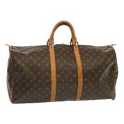 Louis Vuitton Vintage Pre-owned Canvas handvskor Brown, Dam