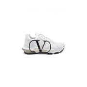 Valentino Garavani Vita Läder Bounce Sneakers White, Herr
