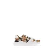 Burberry Vintage Check Fabric Sneakers Multicolor, Dam