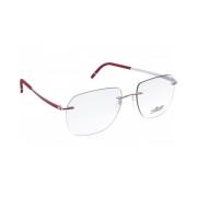 Silhouette Ikoniska Originalglasögon med 3-års Garanti Red, Unisex