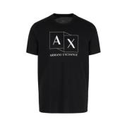 Armani Exchange Stilren T-shirt Black, Herr