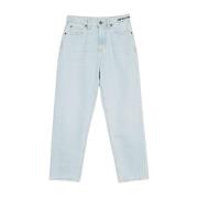 Twinset Barrel Jeans Ljus Denim Blue, Dam