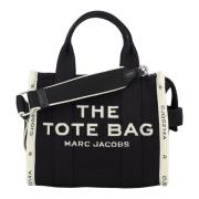 Marc Jacobs Svart Jacquard Mini Toteväska Black, Dam