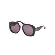 Max Mara Svart Blank Solglasögon Mm0092-01A Black, Dam