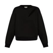 Alexander McQueen Svart Sweater Kollektion Black, Dam