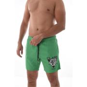 Cavalli Class Grön Logga Badshorts Green, Herr