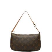 Louis Vuitton Vintage Pre-owned Canvas louis-vuitton-vskor Brown, Dam