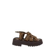 Noa Harmon Flätad Bio Sandal Ophelia Brown, Dam