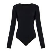 MM6 Maison Margiela Långärmad bodysuit Black, Dam