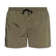 Dsquared2 Badshorts med logotyp Green, Herr