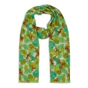 Gallo Apa Motiv Vit Scarf Multicolor, Unisex