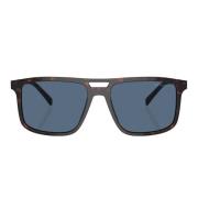 Prada Stiliga solglasögon med metalllogoplatta Brown, Unisex